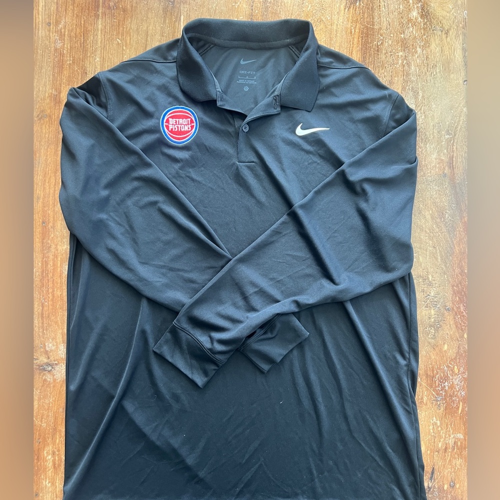 Detroit Pistons NBA Nike Dri Fit Long Sleeve